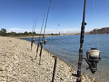 Fishing rods Ceitón fishing holidays off grid cottage rental